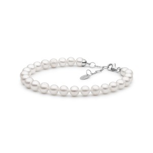 Bratara perle naturale si argint DiAmanti FORW665-B-G (Argint 925‰ 1 g.)
